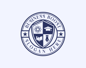 University School Academy logo design