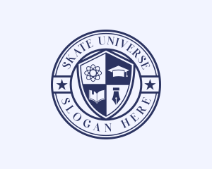 University School Academy logo design