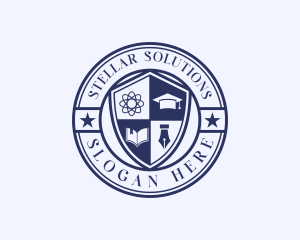 University School Academy logo design