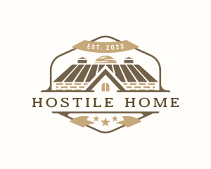 Home Builder Roofing logo design