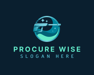 Pressure Washing Disinfection Logo