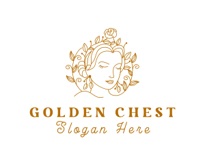 Golden Lady Boutique logo design