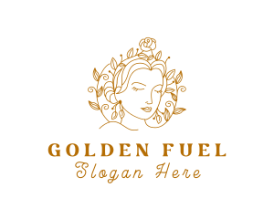 Golden Lady Boutique logo design