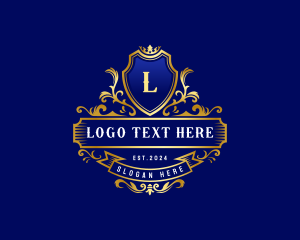 Luxury Shield Crown logo