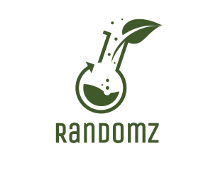 Green Laboratory Leaf logo