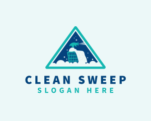 Janitorial Cleaning Chores logo design