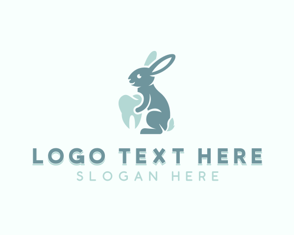 Rabbit logo example 4
