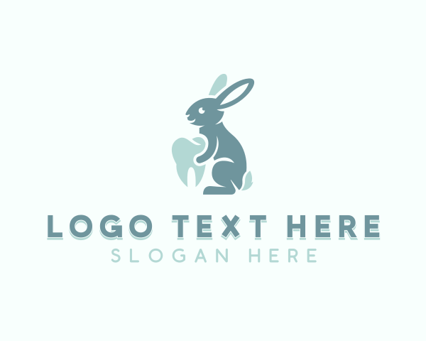 Rabbit logo example 3