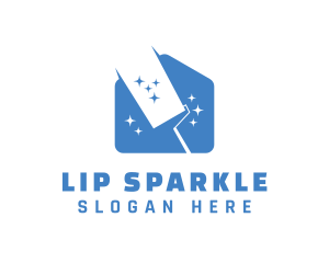 House Cleaning Sparkles logo design