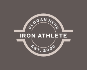 Sports Athlete Badge logo design