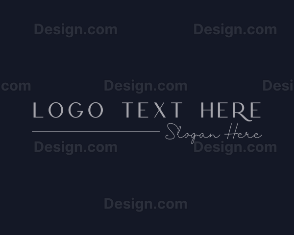 Deluxe Elegant Brand Logo