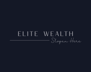 Deluxe Elegant Brand logo design