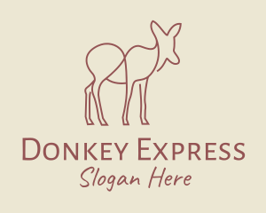 Brown Deer Line Art logo