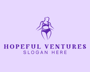Plus Size Woman Bikini logo