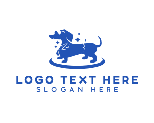 Dachshund Dog Suit logo