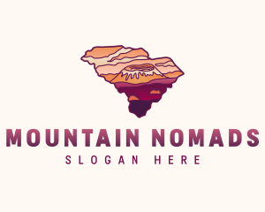 South Carolina Volcano logo design