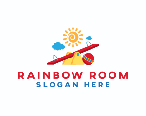 Children Seesaw Playground logo