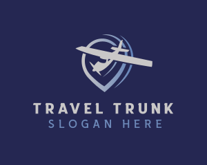 Travel Airplane Navigation logo design