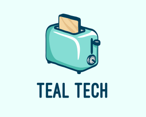 Teal Bread Toaster logo