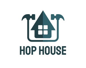 Hammer House Repair  logo design