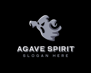 Spooky Ghost Spirit logo design