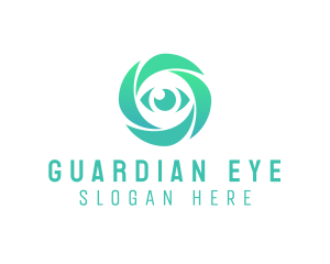 Eye Lens Camera logo design