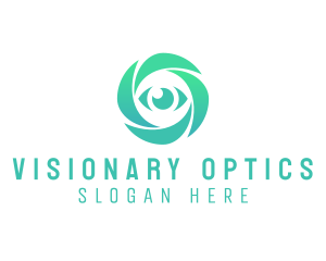 Eye Lens Camera logo design