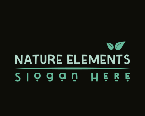 Eco Natural Leaf logo design