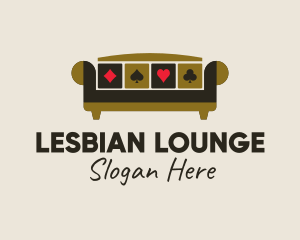 Casino Poker Couch logo design