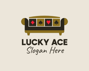 Casino Poker Couch logo design