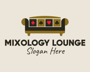 Casino Poker Couch logo design