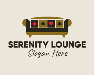 Casino Poker Couch logo design