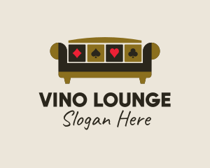 Casino Poker Couch logo design