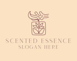 Flower Scented Candle logo design