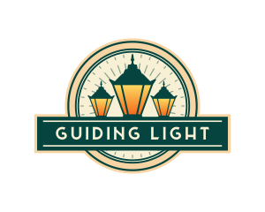 Street Lamp Lantern logo design