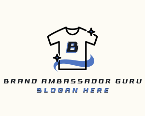 Laundry Clean Tshirt logo design