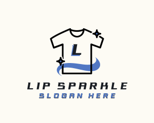 Laundry Clean Tshirt logo design