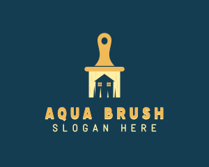 Paint Brush Renovation logo design