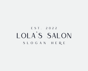 Salon Boutique Business logo design