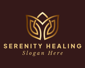 Healing Lotus Flower logo