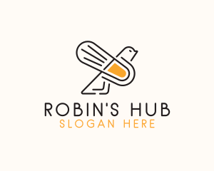 Monoline Flying Robin logo