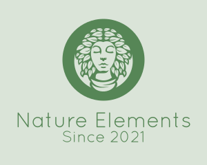 Green Natural Woman   logo design