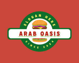 Burger Sandwich Food Snack Logo