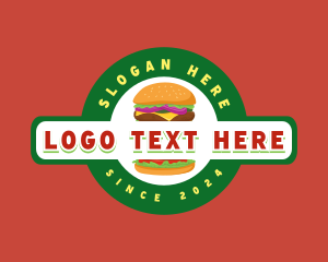 Burger Sandwich Food Snack Logo