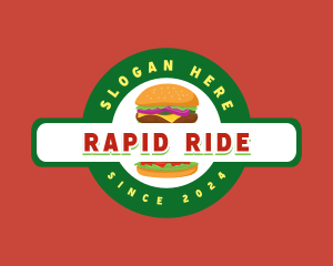 Burger Sandwich Food Snack Logo