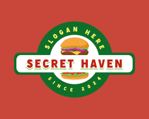 Burger Sandwich Food Snack Logo