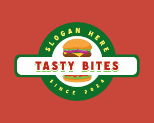 Burger Sandwich Snack logo design