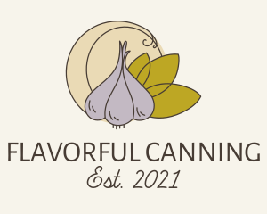 Garlic Spice Cooking logo design