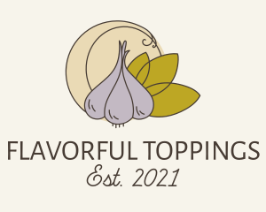 Garlic Spice Cooking logo design