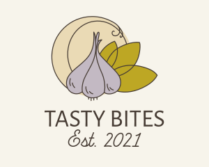 Garlic Spice Cooking logo design